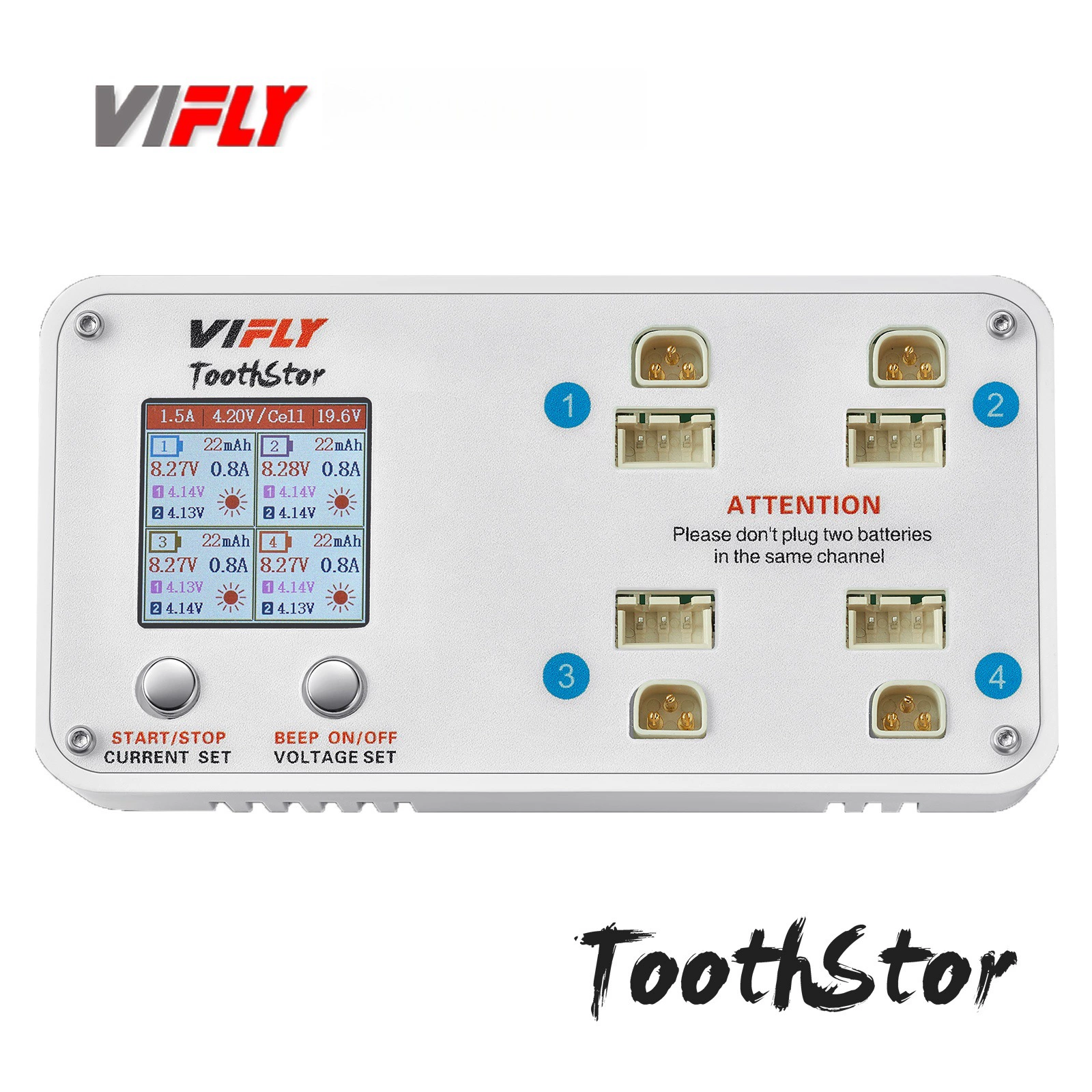 Vifly Toothstor, дрон-проходная машина по кругу, поддерживает зарядное устройство для батарей BT3.0 и XH2.54 2S