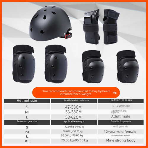 Helmet and safety gear set for adults, suitable for both boys and girls, includes turtle shell skateboarding pads, safety knee pads, and is designed for activities like roller skating and skiing.