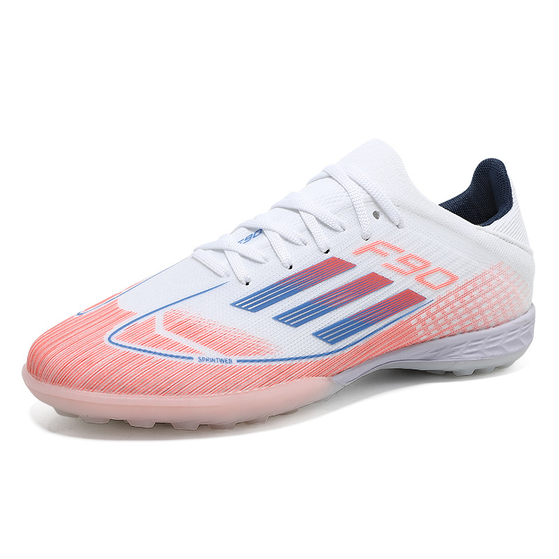 Nuevos zapatos de fútbol transfronterizos de altura baja, hombres y mujeres, jóvenes, zapatos de entrenamiento de clavos cortos, zapatos de entrenamiento de clavos cortos, zapatos de fútbol