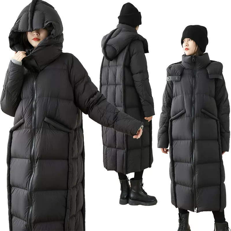 艺人同款 90白鹅绒羽绒服极寒系列连帽外套男女同款2025年新款