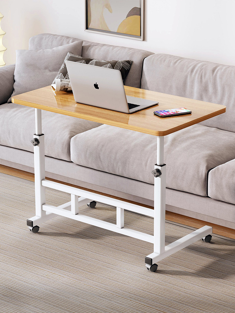 The bedside table can move the minimalist small table bedroom family…