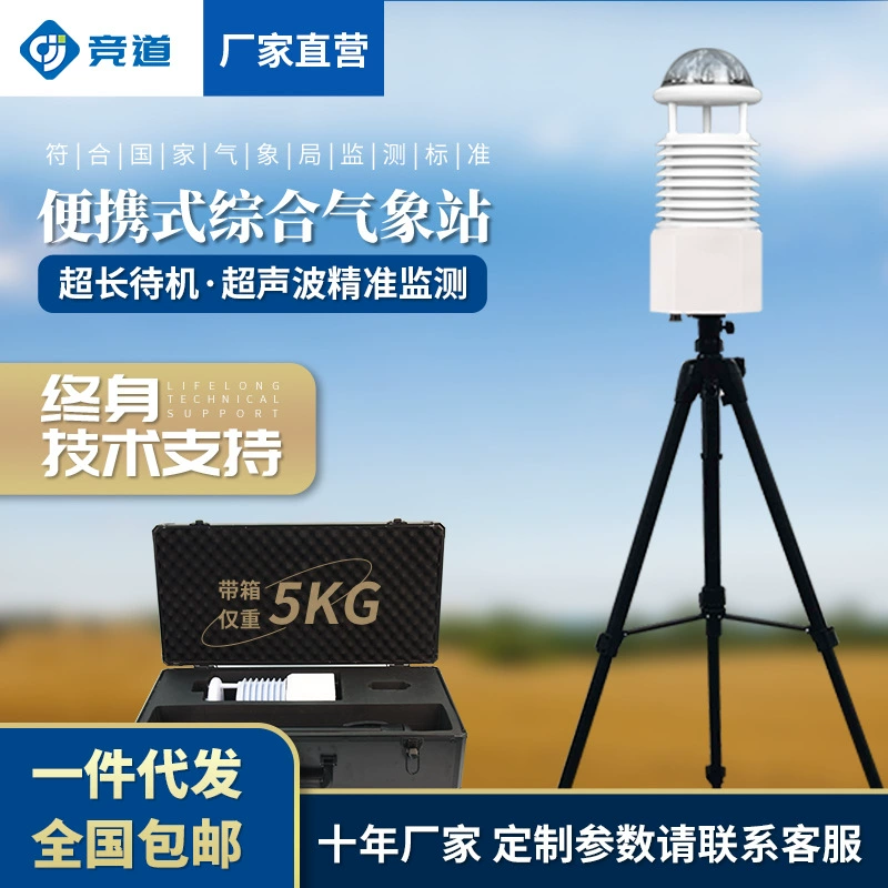 Портативный метеорологический прибор, аварийный метеорологический монитор, мобильная полевая метеостанция, микро-портативная метеостанция