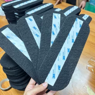 批发25*9跨境吊扇活性碳纤维过滤器叶片电风扇过滤棉活性炭吸附棉