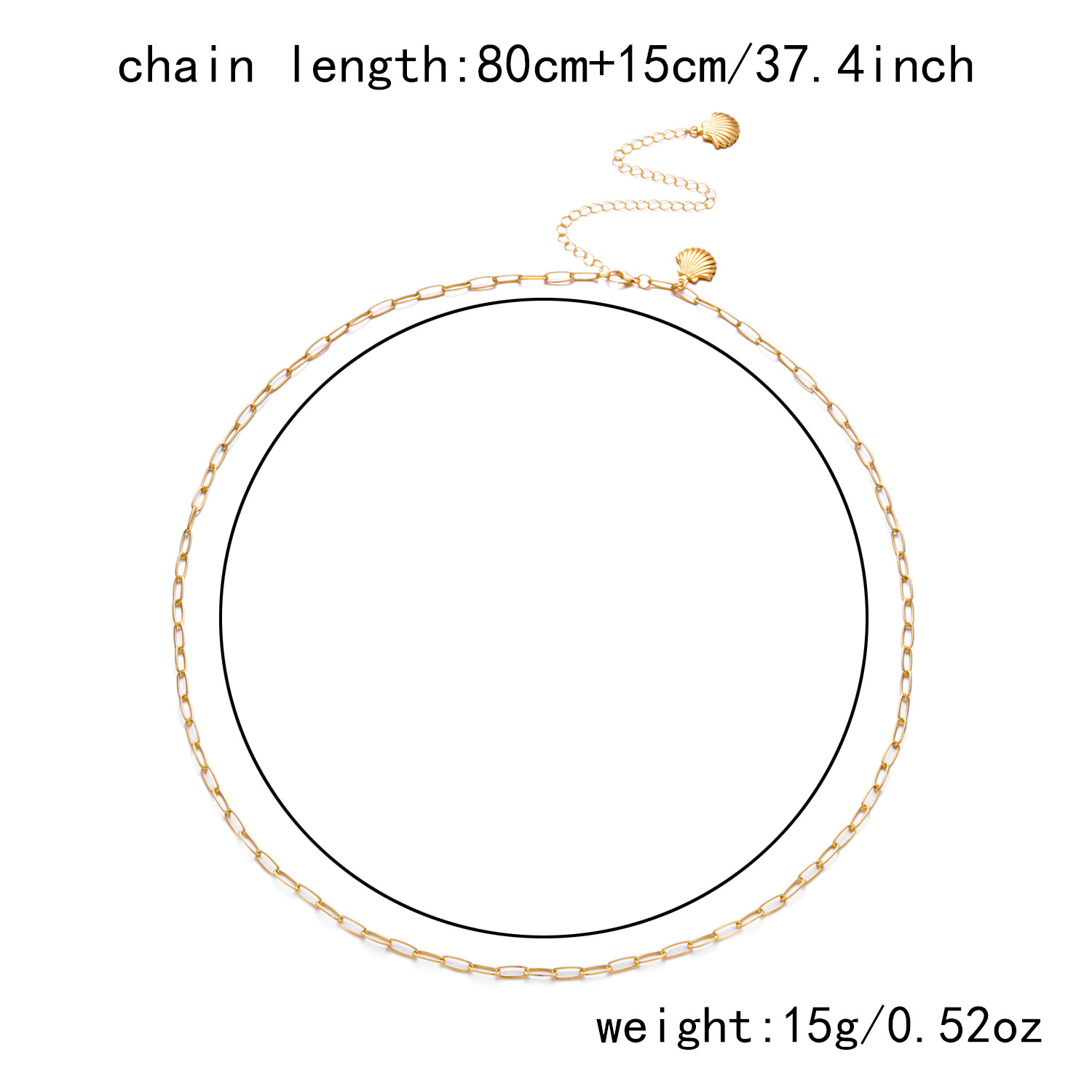 37g Weight Waist Chain Classification 1 Piece Quantity Holiday, Street Occasion Metal Material Starfish, Shell Pattern All Seasons Season Women's Gender Plating Design Simple Style, Classic Style Style Wholesale Jewelry Simple Style Classic Style Starfish Shell Metal Plating Waist Chain 10