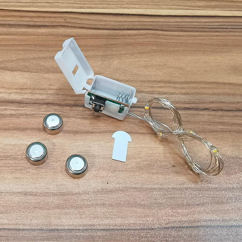 Small square box light string, cake gift box handbag decoration LED string light, Christmas copper wire light, flower small white box lantern