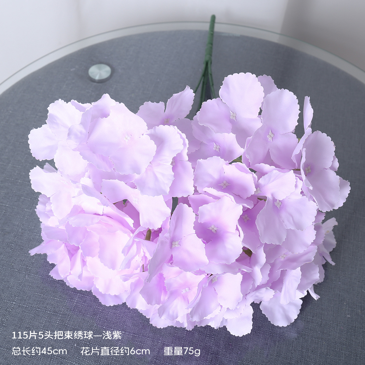 Hortenida decoración de bodas disparo ramo floral arreglos floral al por mayor simulación de adornos de flores falsas