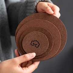 ティーカップマット断熱マットフェルトコースター茶マットアイデア吸水滑り止めマットテーブルマットカンフー茶道アクセサリー