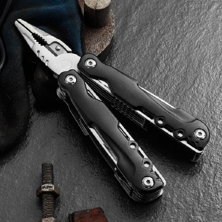 工厂现货户外便携不锈钢多功能刀钳家居多用工具可以logo