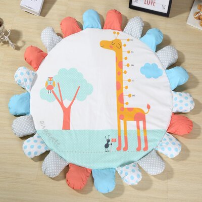 婴儿游戏毯宝宝布艺地垫客厅卧室地毯卡通圆形外贸出口|ms