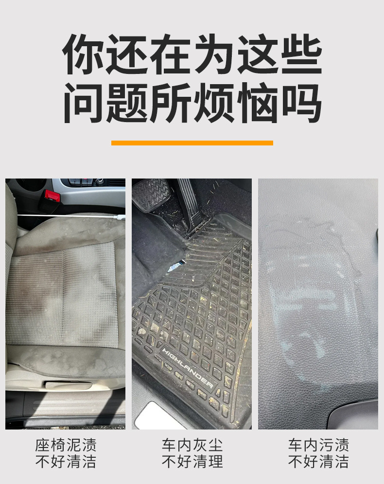Car Interior Cleaning Brush Horsehair Brush Pig Hair Brush Leather Cleaning Brush Tire Brush Seat Gap Cleaning Tool