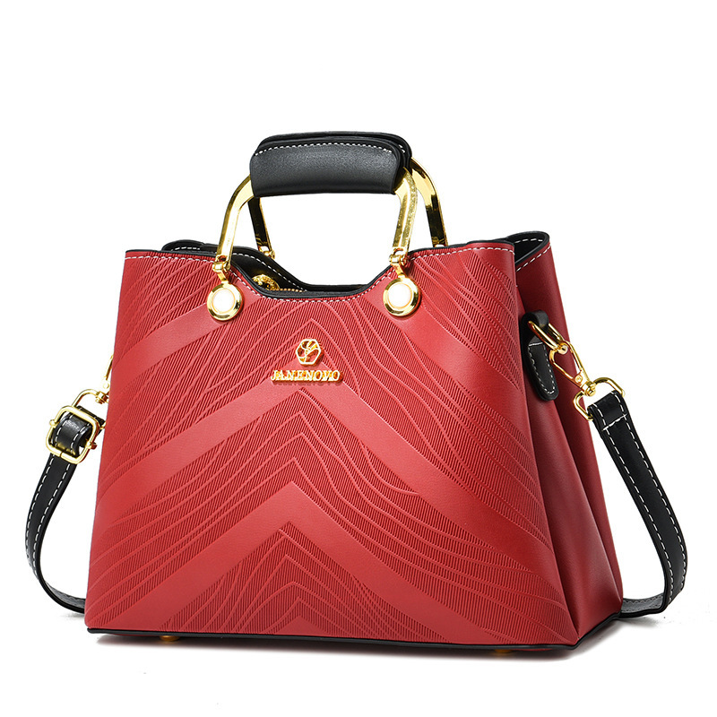 Bolso de mujer transfronterizo 2025 nueva moda simple día de San Valentín caja de regalo de madres de mediana edad bolso de hombro bolso de mano
