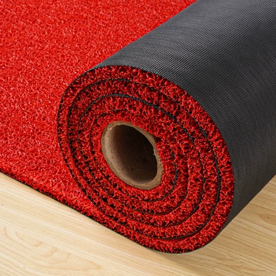 Avtomobil döşəmə paspasları, Door Mat - red-flat-bottom-wire-ring-15mm-6080cm