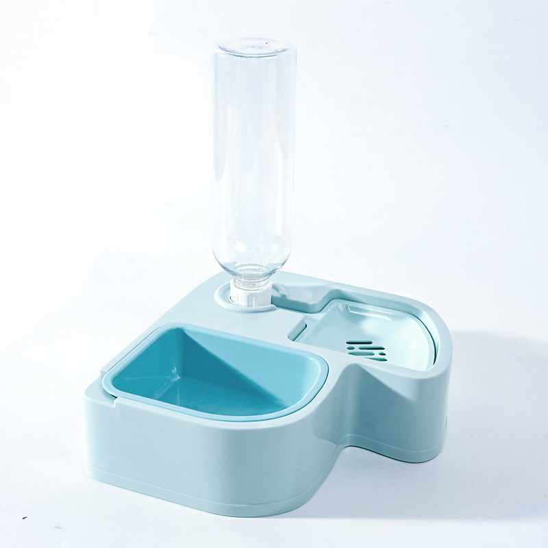 Cat Bowl dos en uno pipitao original protección del medio ambiente ABS Dodo pájaro Pet Bowl multifuncional esquina tazón gato tazón