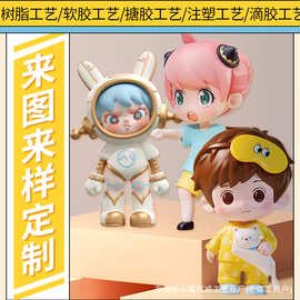 PVC公仔定制盲盒公仔手办定做搪胶玩具定制软胶注塑卡通IP吉祥物