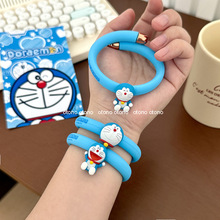 正版哆啦a梦卡通驱蚊手环儿童学生夏季外出随身携带防蚊可爱手链