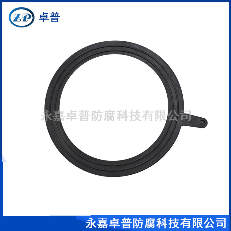 无孔橡胶带柄密封件 给水管道T型密封圈 厂家批发四氟橡胶密封垫