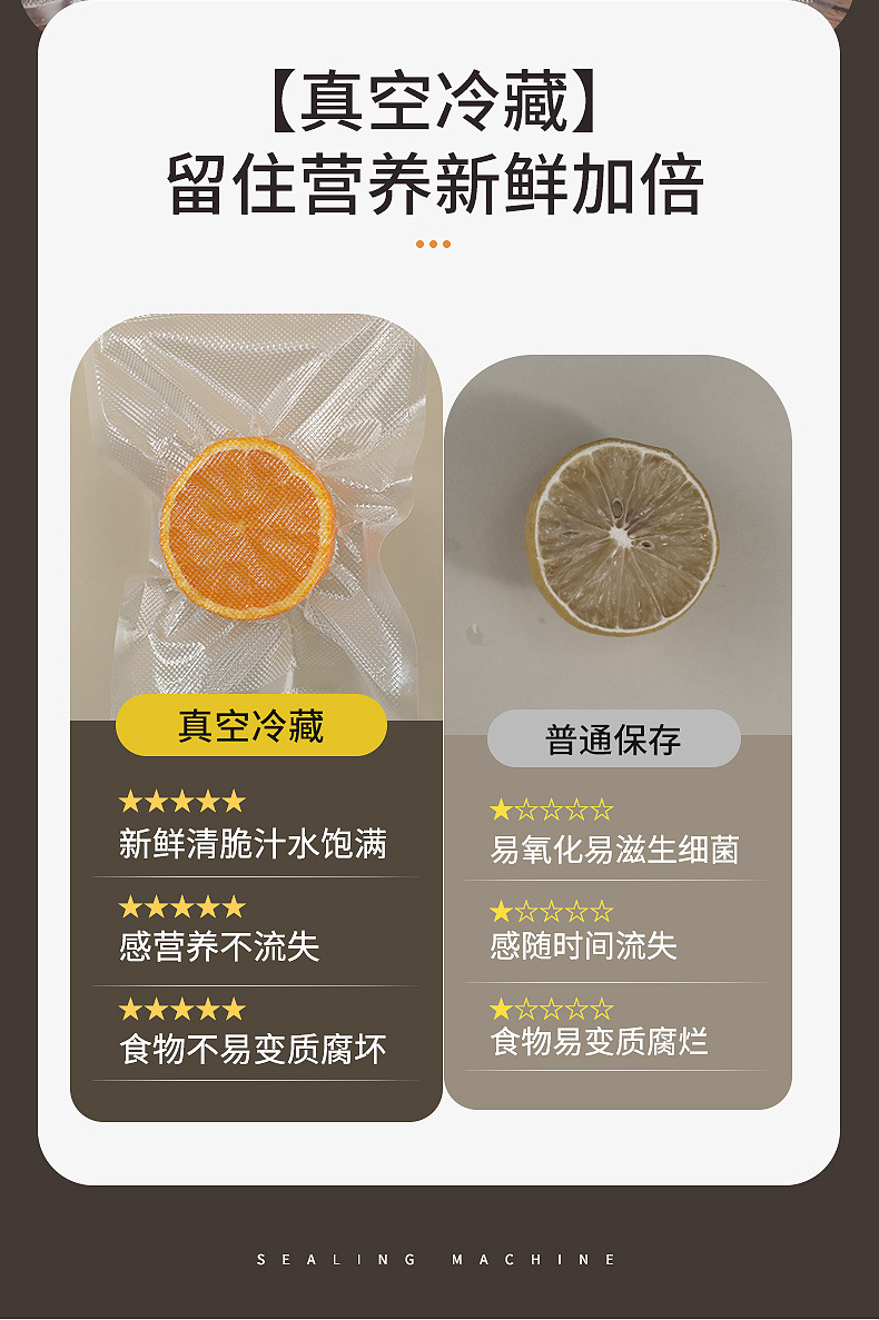 Vacuum sealer, small household, multifunctional