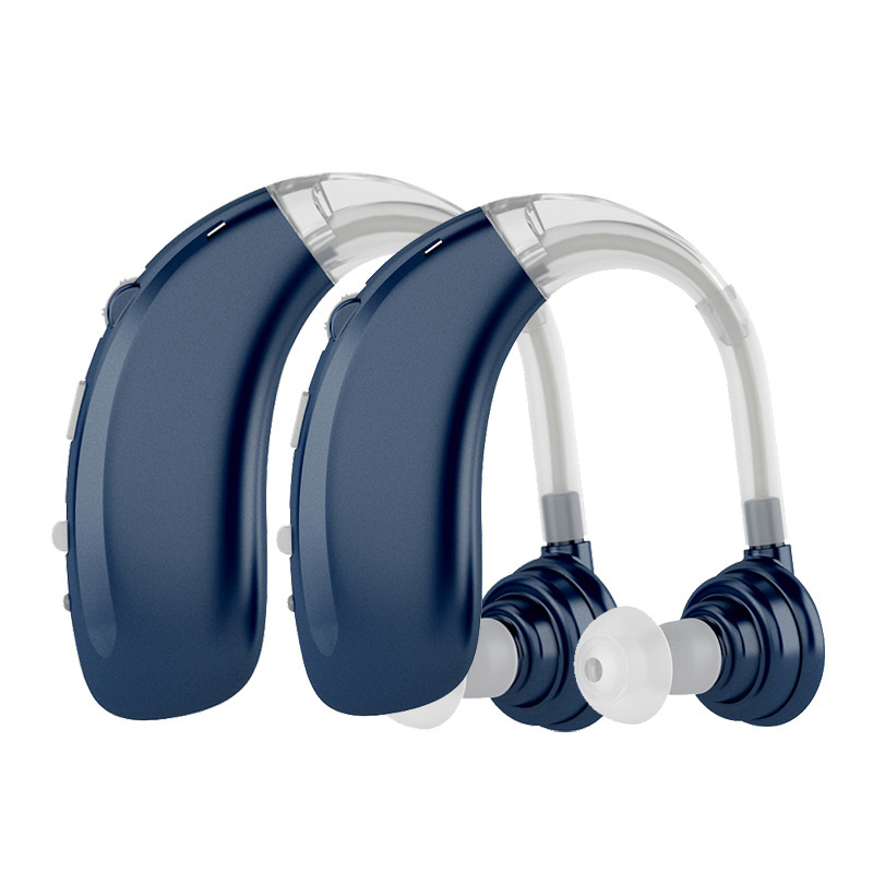 国境を越えた耳バック式bluetooth補聴器老人難聴SUB充電補聴器中英語Hearing aid|undefined