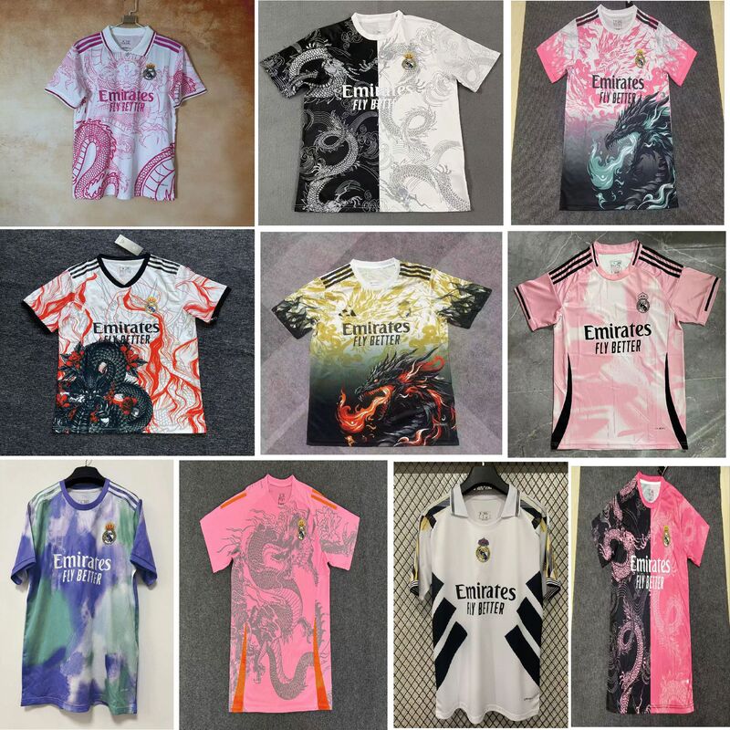 242526球迷款皇马新款主场客场特别版比赛服训练服透气夏季短袖速|undefined