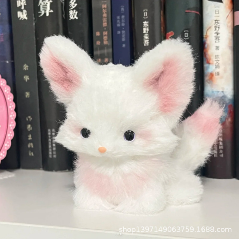 ねじり棒のキツネちゃんDIY材料バッグは簡単で、デスクトップに誕生日プレゼントをプレゼントします。|undefined