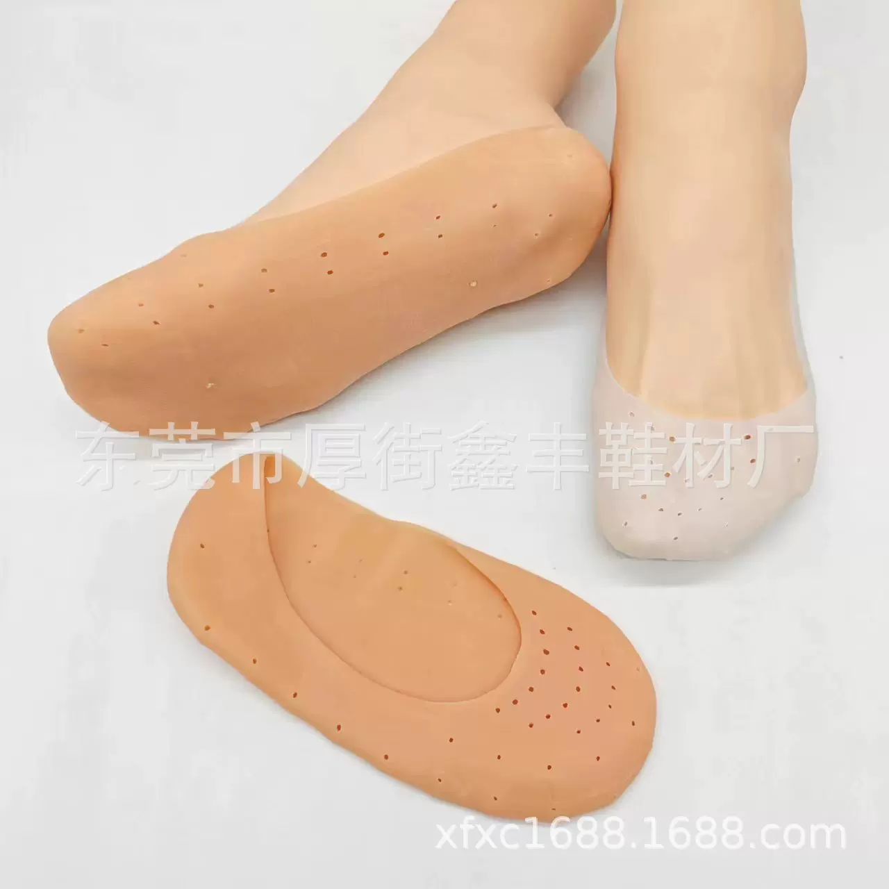 硅胶脚套袜套船袜套保湿润肤防干裂凝胶袜防裂套硅胶全脚套保护套