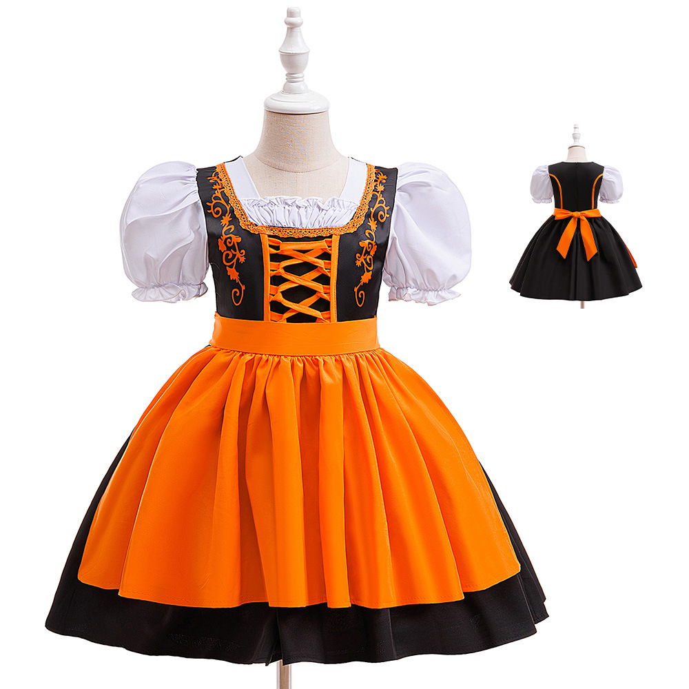 Trajes de Halloween transfronterizos alemanes Oktoberfest ropa de chicas cosplay ropa de Amazon suministro image 6