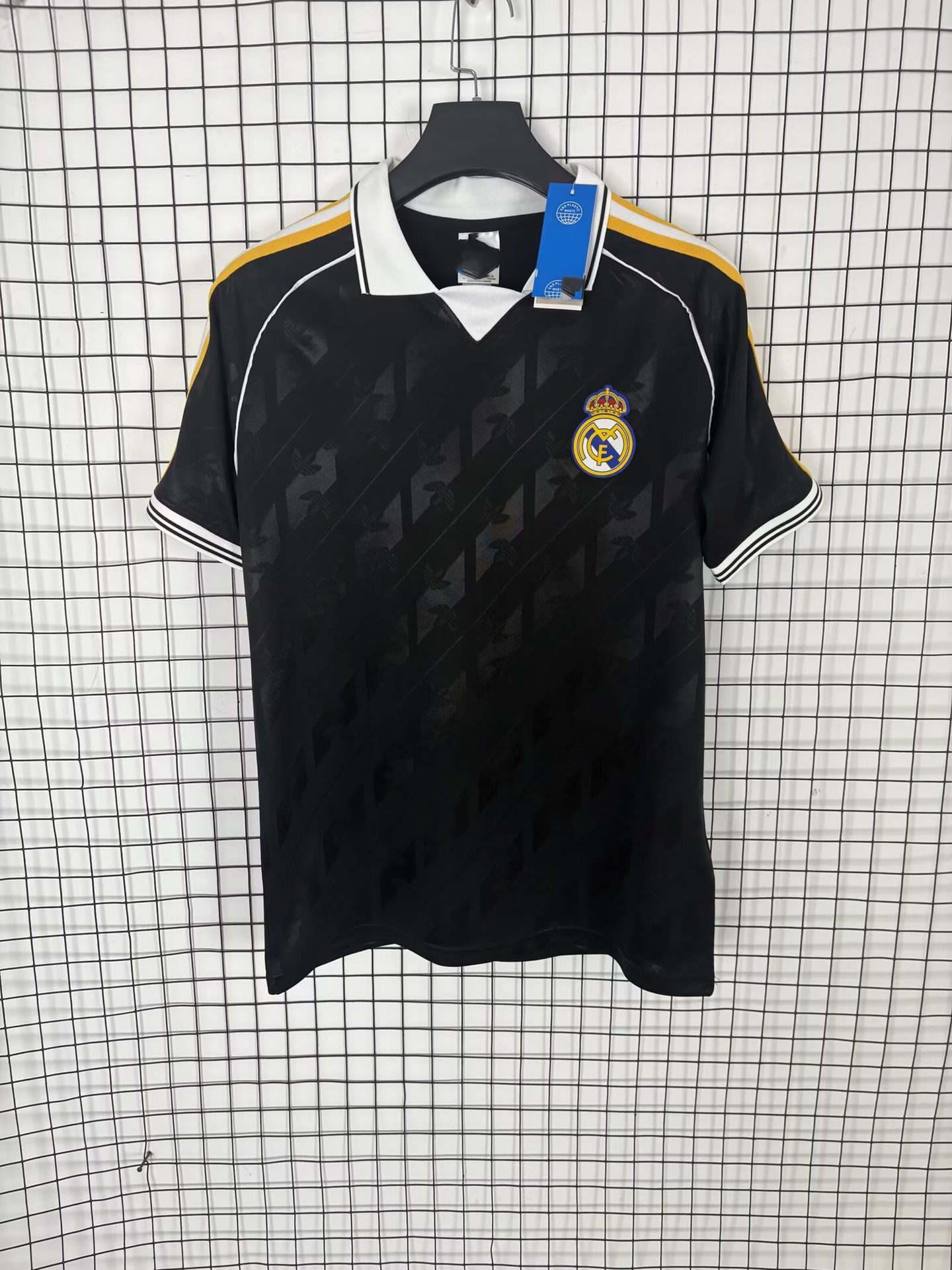 2026. nuevo Jacquard negro del Real Madrid Países Bajos