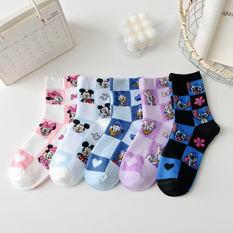 Cute cartoon socks children's combed cotton mid-tube women's socks animation cartoon stockings casual tide socks cross-border wholesale Cute cartoon socks children's combed cotton mid-tube women's socks animation cartoon stockings casual tide socks cross-border wholesale