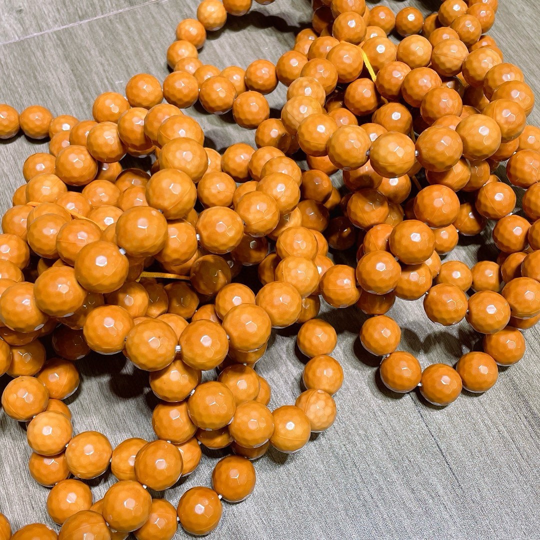 Diamantenoberfläche, phasenloses Affenkopf-Armband, reich verziert mit geschnitztem Walnussholz, DIY-Kulturspiel, Pfirsichkern, schlichter einzelner Kreis_voghion.com