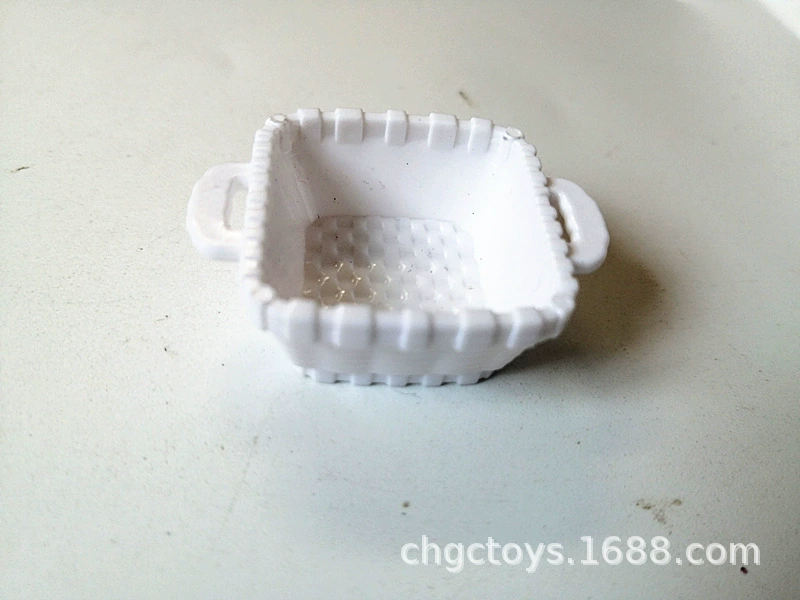 Small doll house, fruit food play with accessories, tableware, storage system