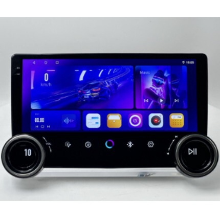 Cross-Border Car Navigation 10.1inch Dual Knob Car Android Navigator All-In-One Bluetooth Mp5 Playback