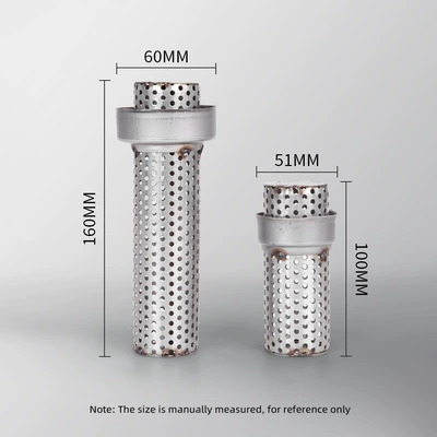 high temperature porous back — Motorcycle exhaust pipe