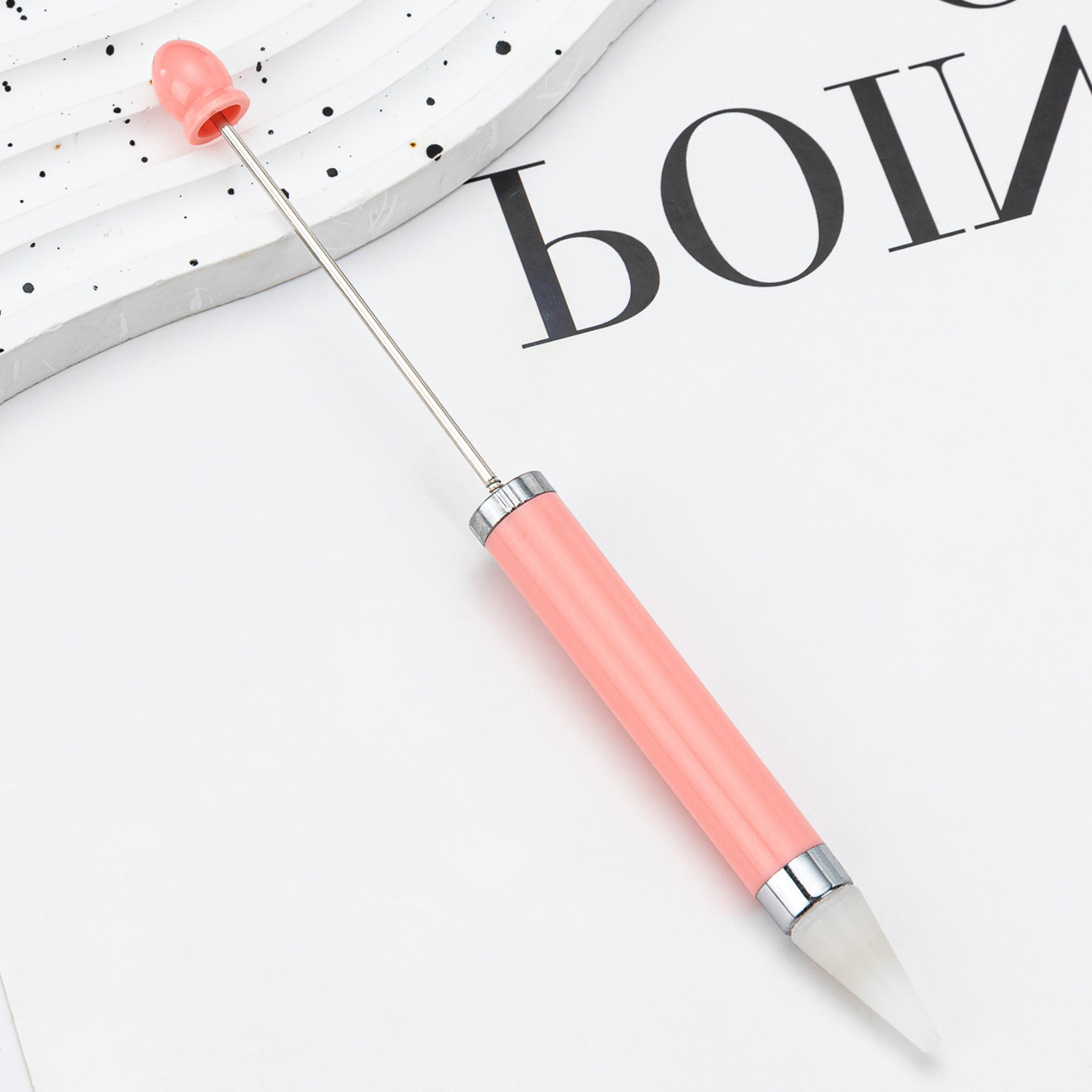 Nuevo DIY nail point taladro bolígrafo de cuentas de succión de taladro de flores de taladro de herramientas de uñas de doble propósito con cera de taladro de punto