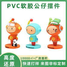 来图定制立体公仔 卡通可爱pvc软胶摆件盲盒手办模型3D立体公仔