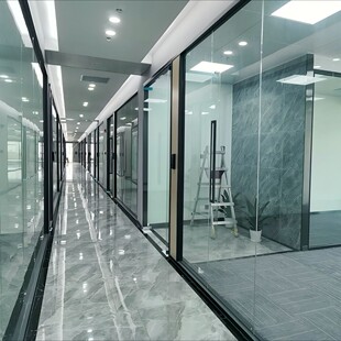Office glass partition 83 integrated single glass high compartment factory direct installation simple and fast