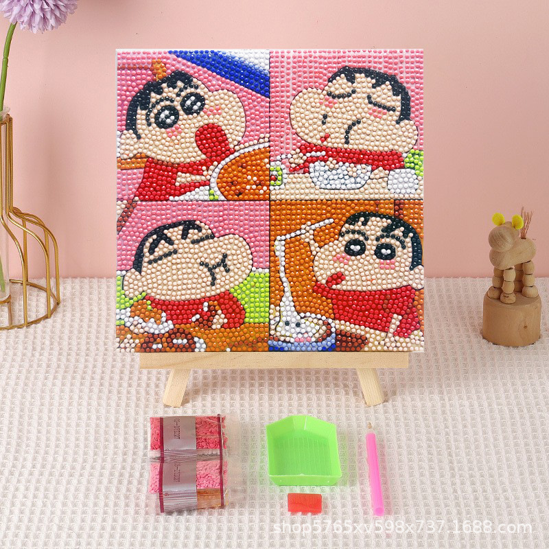 Los nuevos niños de diamante completo pintura Mesa decoración hecha a mano diversión DIY pegado diamante coolomi diamante pegatinas al por mayor