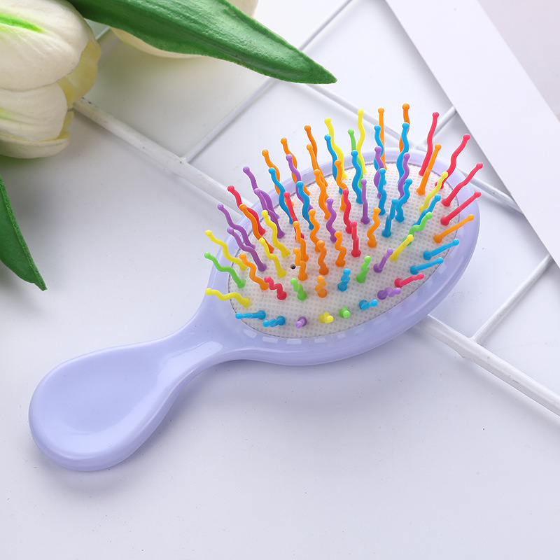 Peine de Masaje con Cojín de Aire PP Portátil Vertical para Cabello