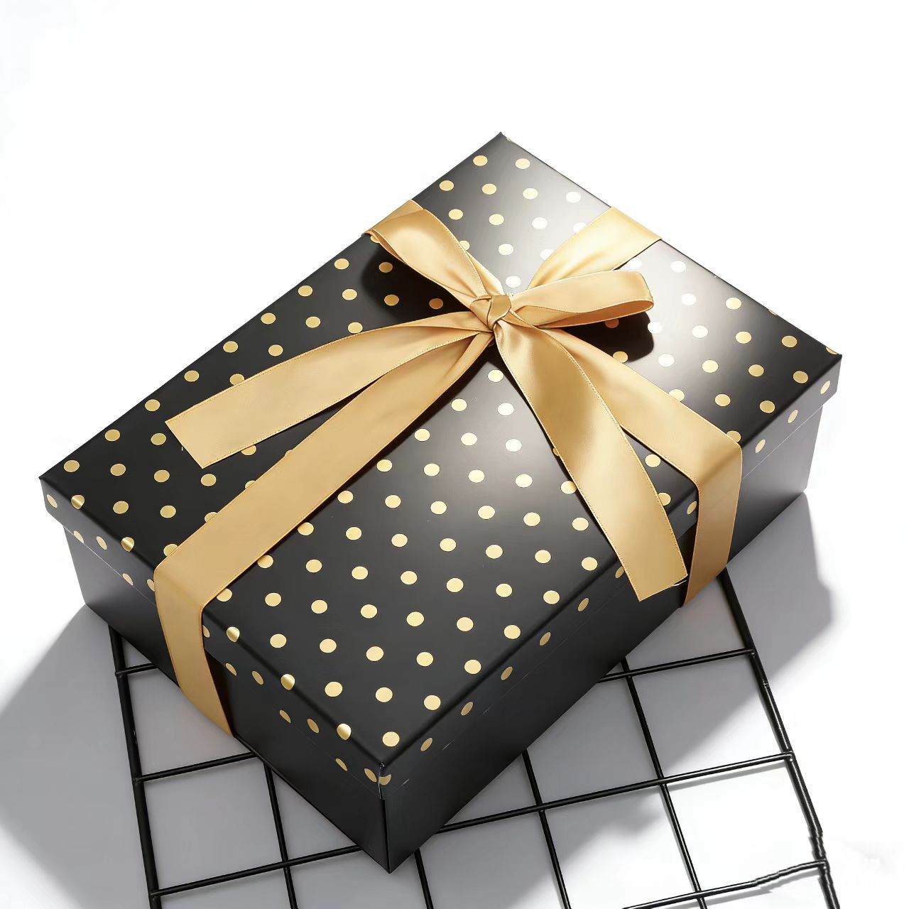 Explosiones transfronterizas plegables caja de regalo, caja de regalo de cumpleaños, caja de embalaje de arco de una pieza de Navidad