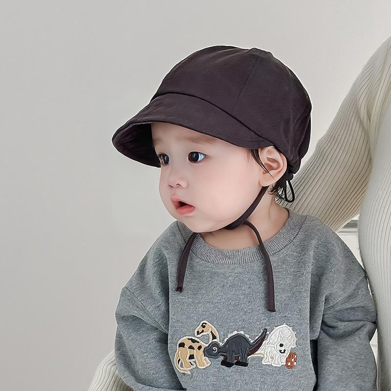 ベビー帽子、春と秋のひさし付きキャップ、生後1ヶ月の赤ちゃん用日よけ帽子、夏用子供用漁師帽子、男の子と女の子用日焼け止め帽子|undefined