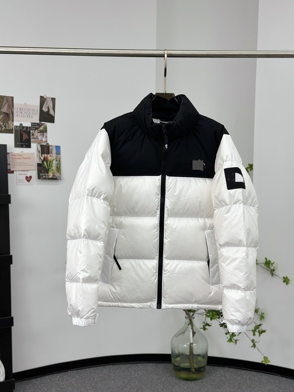 莆田工厂TNF美版袖标羽绒服加厚男女面包服秋冬保暖潮流登山款|undefined