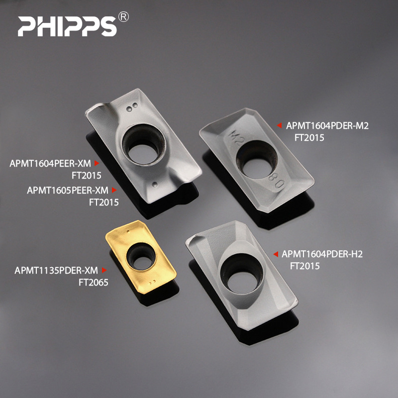 PHIPPS菲普斯数控刀片APMT1135/1604 M2 R0.8硬质合金铣刀片批发