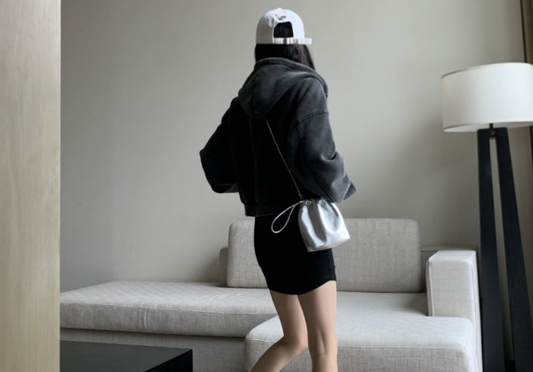 Nuevo bolso bandolera con cordón para teléfono móvil para mujer, minibolso informal versátil a la moda con un solo hombro_voghion.com