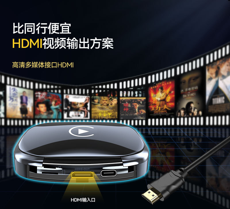 Wireless Carplay Box Smart Android 13 Car Machine Interconnection Box AIBOX Wireless carplay Adapter