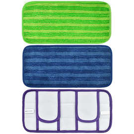 适配 Swiffer Sweeper 粘扣式平板拖把清洁布干湿两用拖把布配件