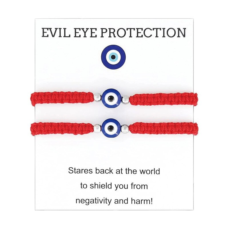 European and American cross-border handmade braided bracelets, unisex, simple and fashionable, evil eye charm, adjustable cord bracelets, wholesale European and American cross-border handmade braided bracelets, unisex, simple and fashionable, evil eye charm, adjustable cord bracelets, wholesale