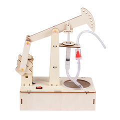 Creative DIY Handmade Science & Tech Projects for Elementary Students: STEM-Educational Puzzle Toy—Oilfield Pumping Machine