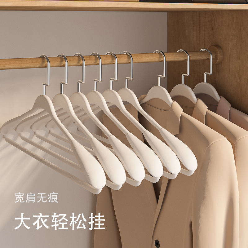 Wide-shoulder Coat Hanger For Home Use, Non-slip, Prevents Shoulder...