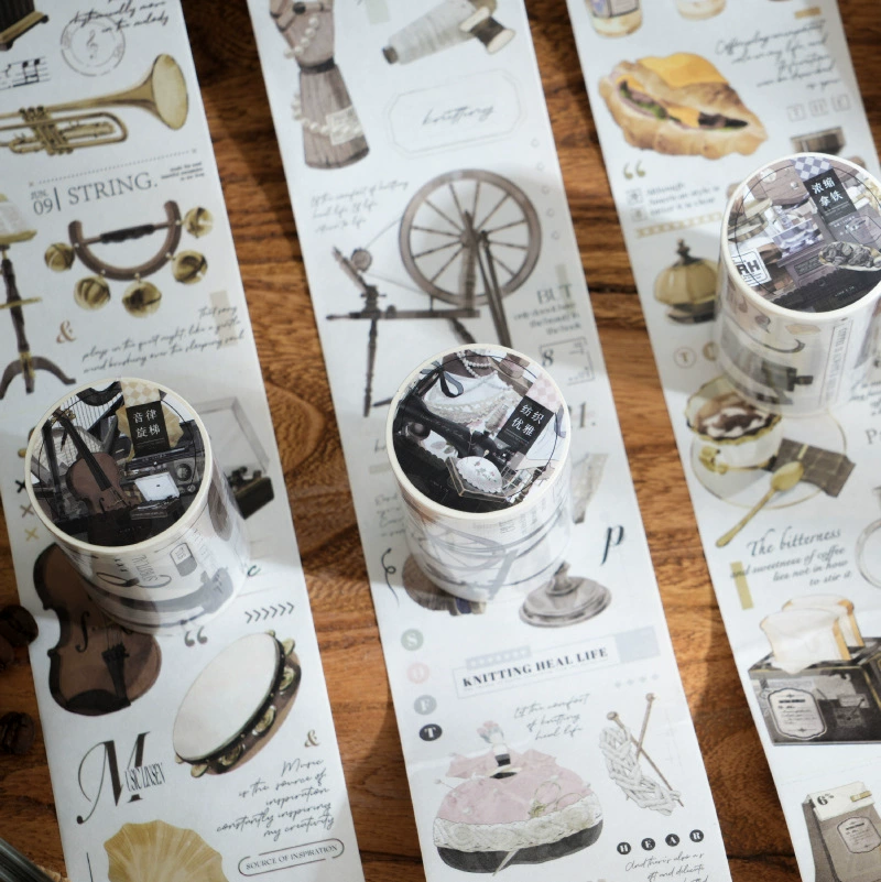 Сумеречная лента среднего и древнего фотографирования серии ретро ручной счет DIY материал декоративный цикл наклейки 4 выбора