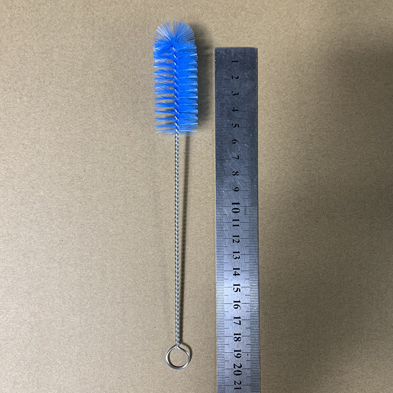 Cepillo de limpieza cepillo de acero inoxidable tetera boquilla cepillo de tubo de ensayo cepillo de limpieza multifuncional nylon molinillo de pimienta cepillo fabricante
