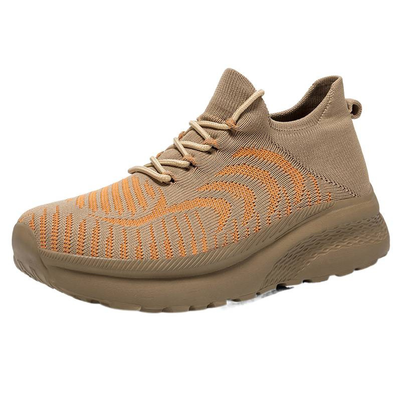 Zapatillas de Running con Suela Gruesa de Tejido y EVA Transpirables para Deportes